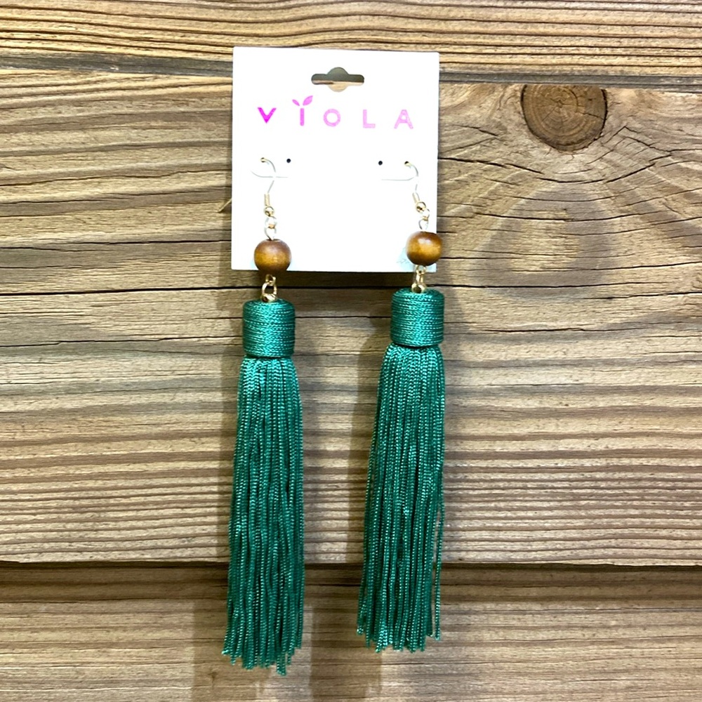 Viola Tassel Earrings